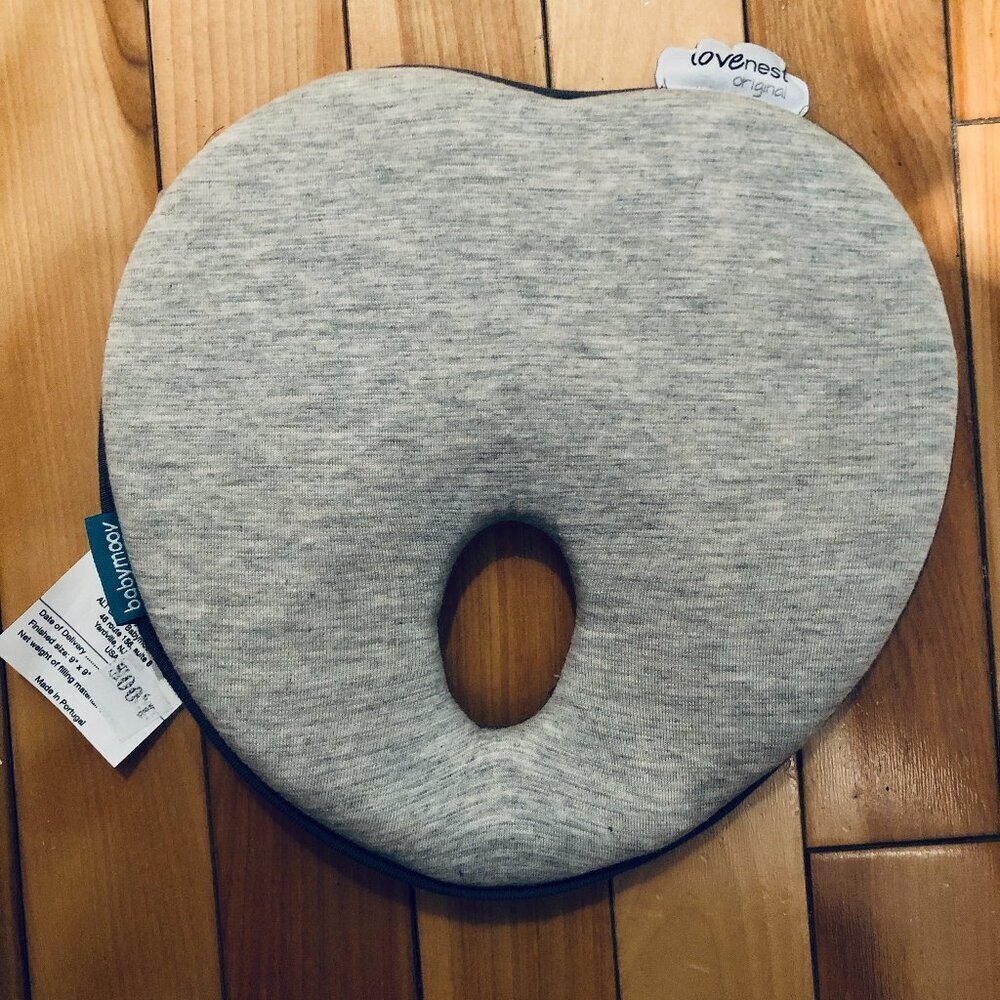 Babymoov Lovenest Original Baby Head Support Pillow Prevent Flat Head Grey Ergo